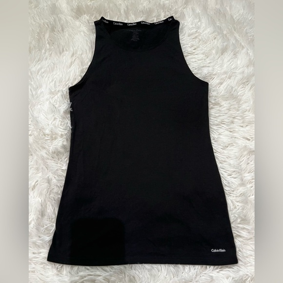 Calvin Klein Tank Top - Sleepwear - Black - Tunic - Loungewear - SZ S Women - Picture 5 of 7